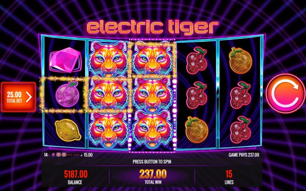 เกมสล็อต Electric Tiger