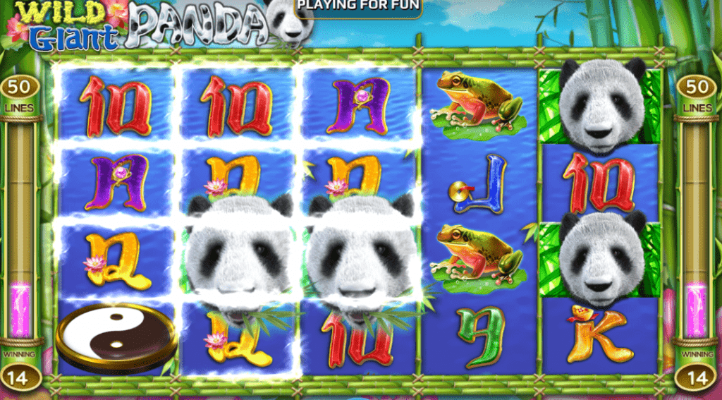เกมสล็อตน่าเล่นสุดฮิต Wild Giant Panda